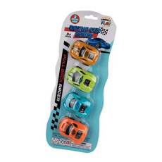 Cartoon Pullback Racers, 4 Piece
